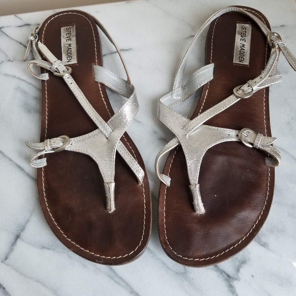Steve Madden leather Sandals. Size 9.5
